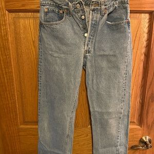 Levi’s 501 jeans. 31x32. Great condition, no fraying.